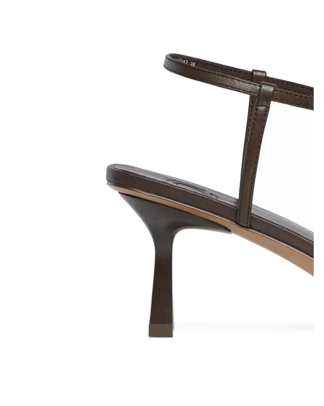 12 STOREEZ Brown 60Mm Ankle-Strap Leather Sandals