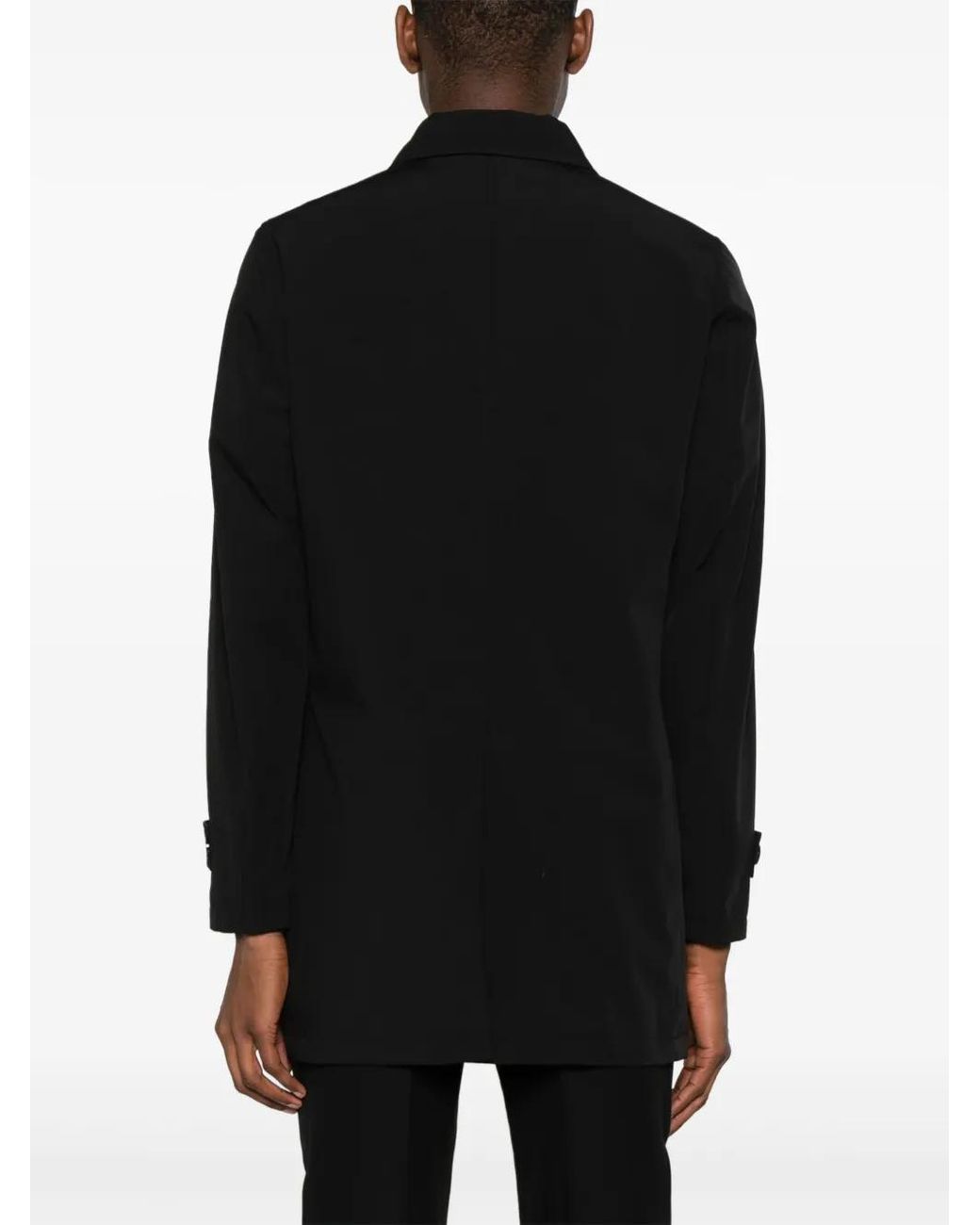 Moorer Button-Up Jack in het Black voor heren