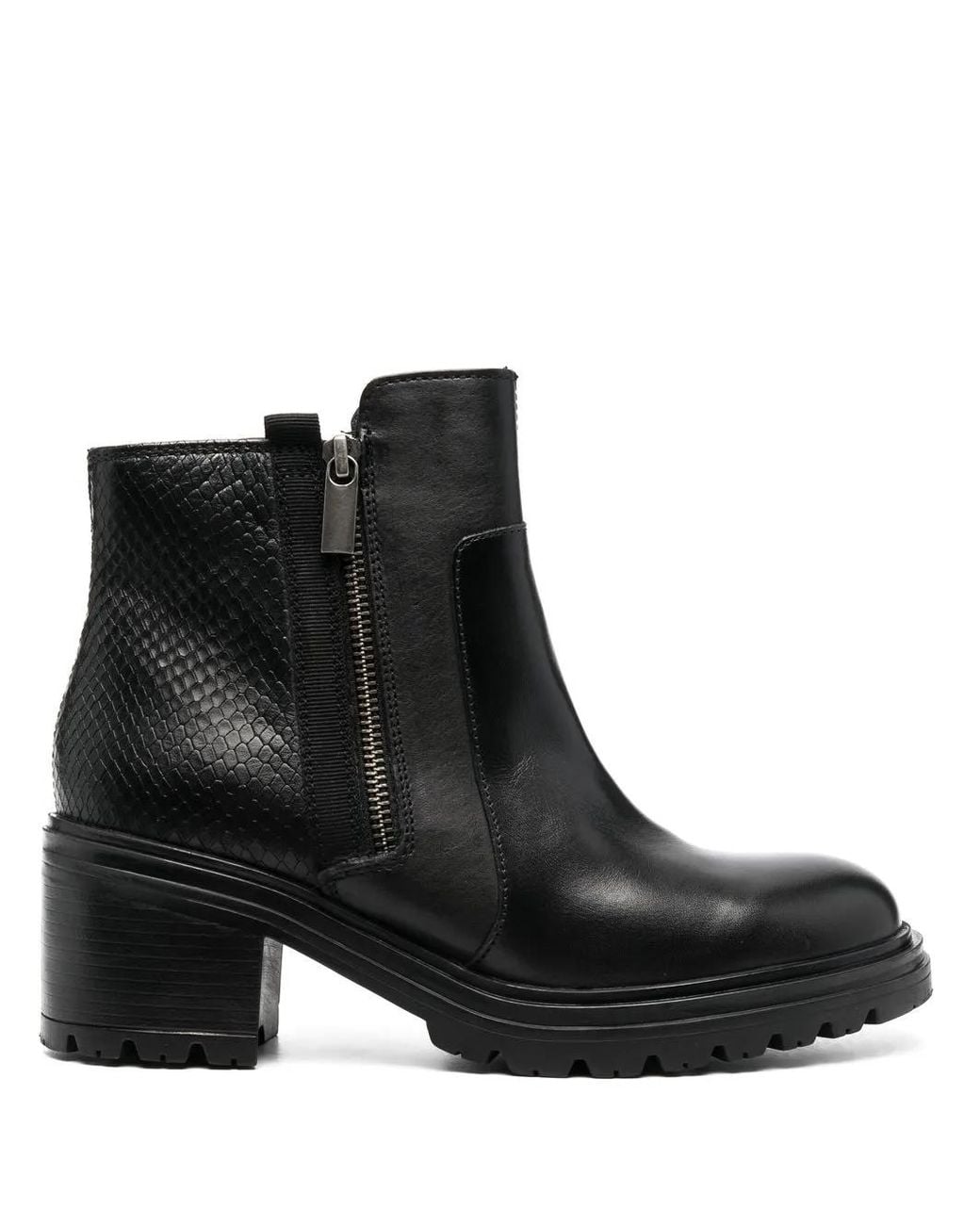 Geox Black Damiana Ankle Boots
