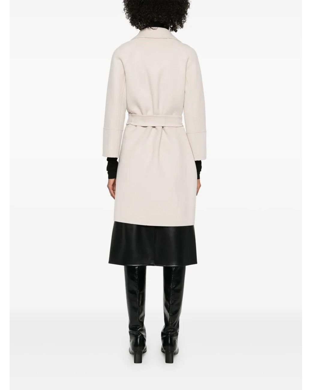 Abrigo Arona De Lana Virgen Max Mara de color Natural