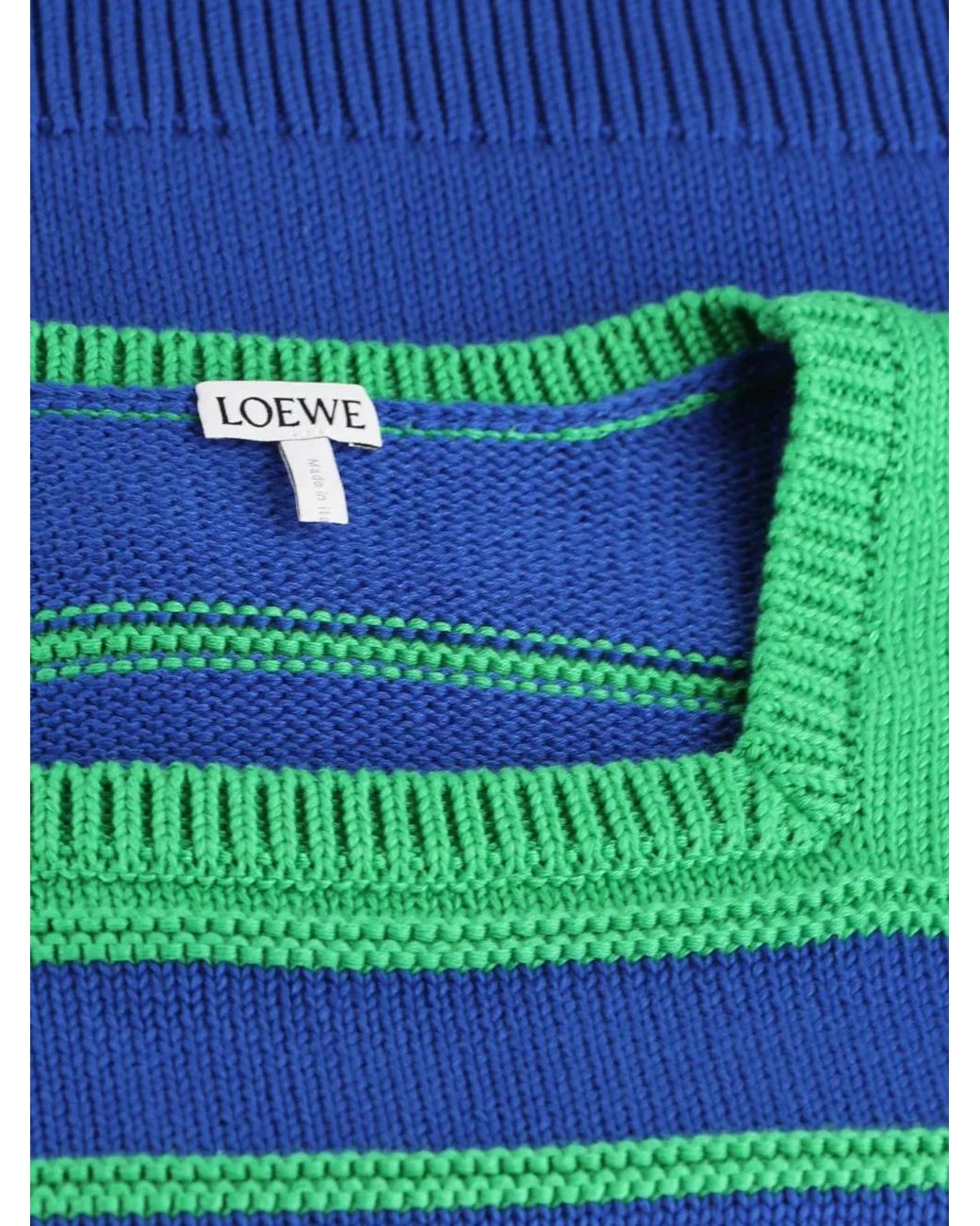 Loewe Blue Sleeveless Sweater