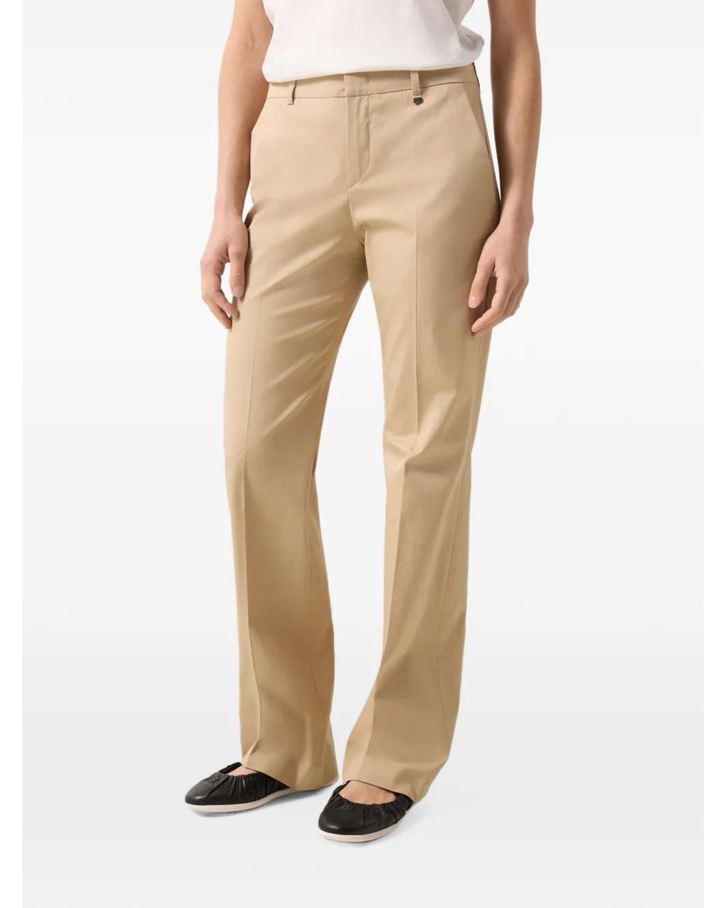 Bogner Natural Jody Flared-Leg Trousers