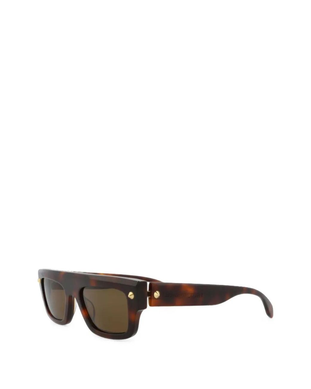 McQueen Multicolor Lunettes De Soleil À Effet Écailles De Tortue