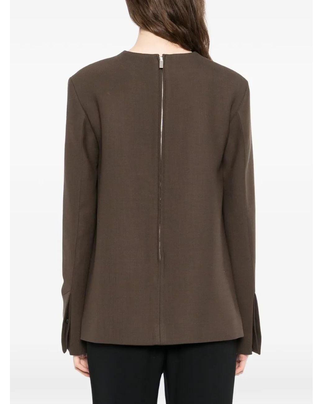 Totême  Brown Pocket Top Bark