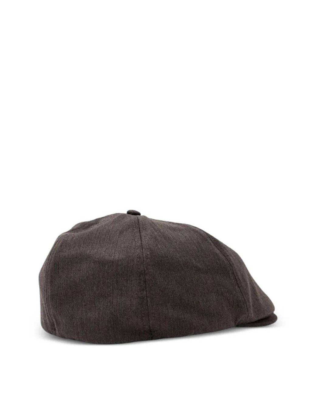 Boss Brown Button Logo Hat for men