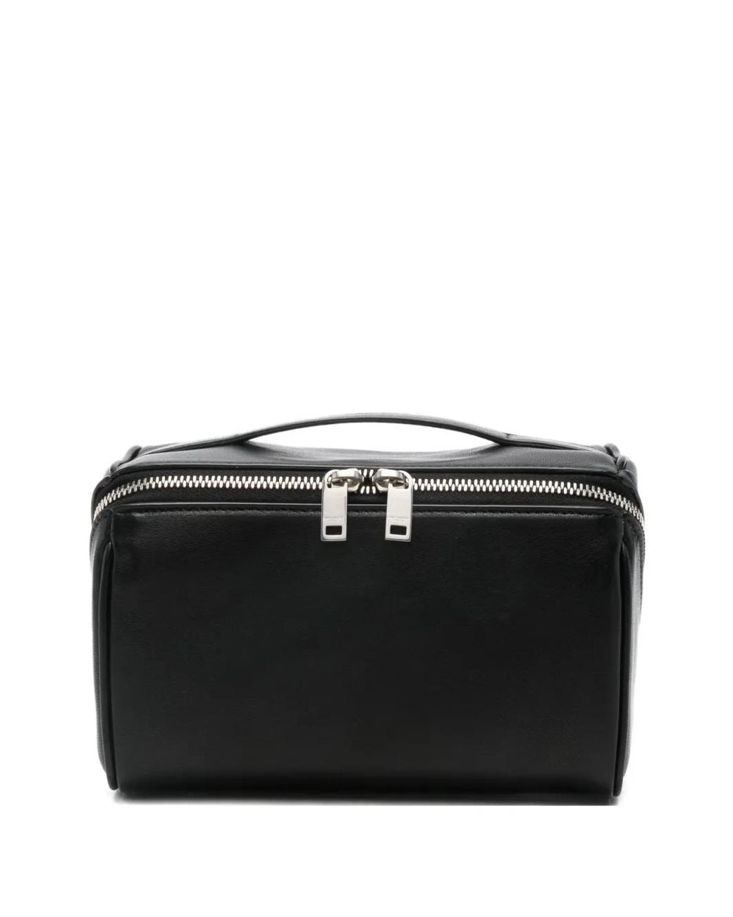 Saint Laurent Black Zip Top Handle Clutch Bag for men