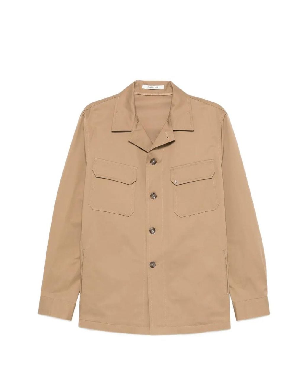 Tagliatore Natural Button-Up Field Jacket for men
