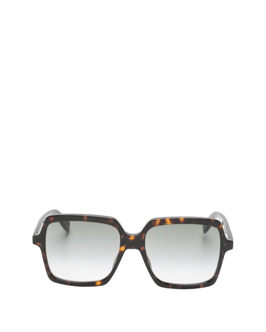 Saint Laurent Gray Sl 174 Square-Frame Sunglasses