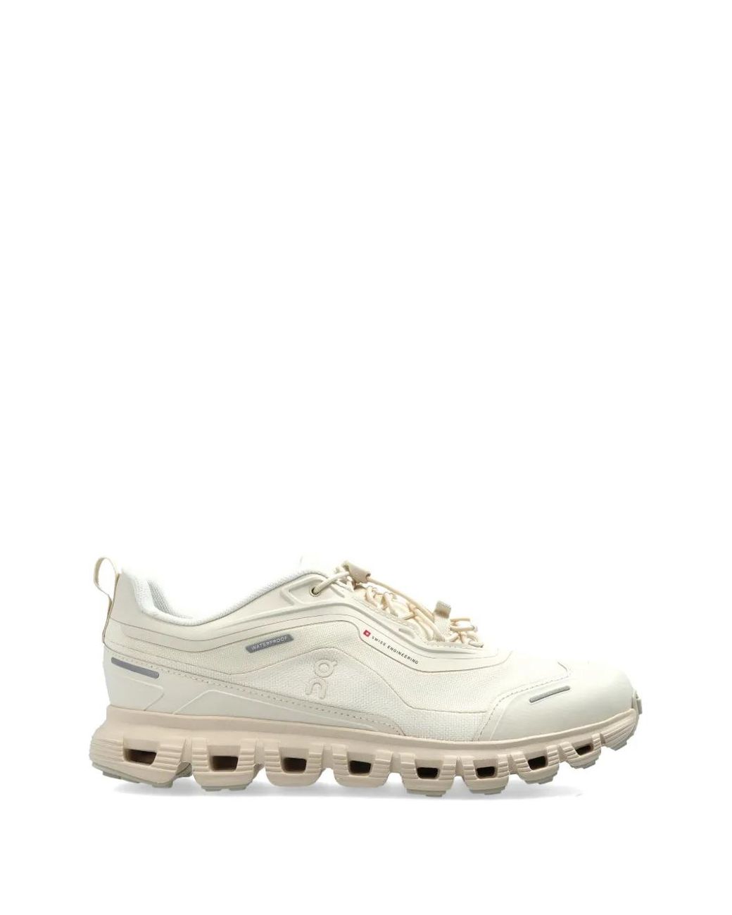 On Shoes White Cloud 6 Geo Waterproof Sneakers