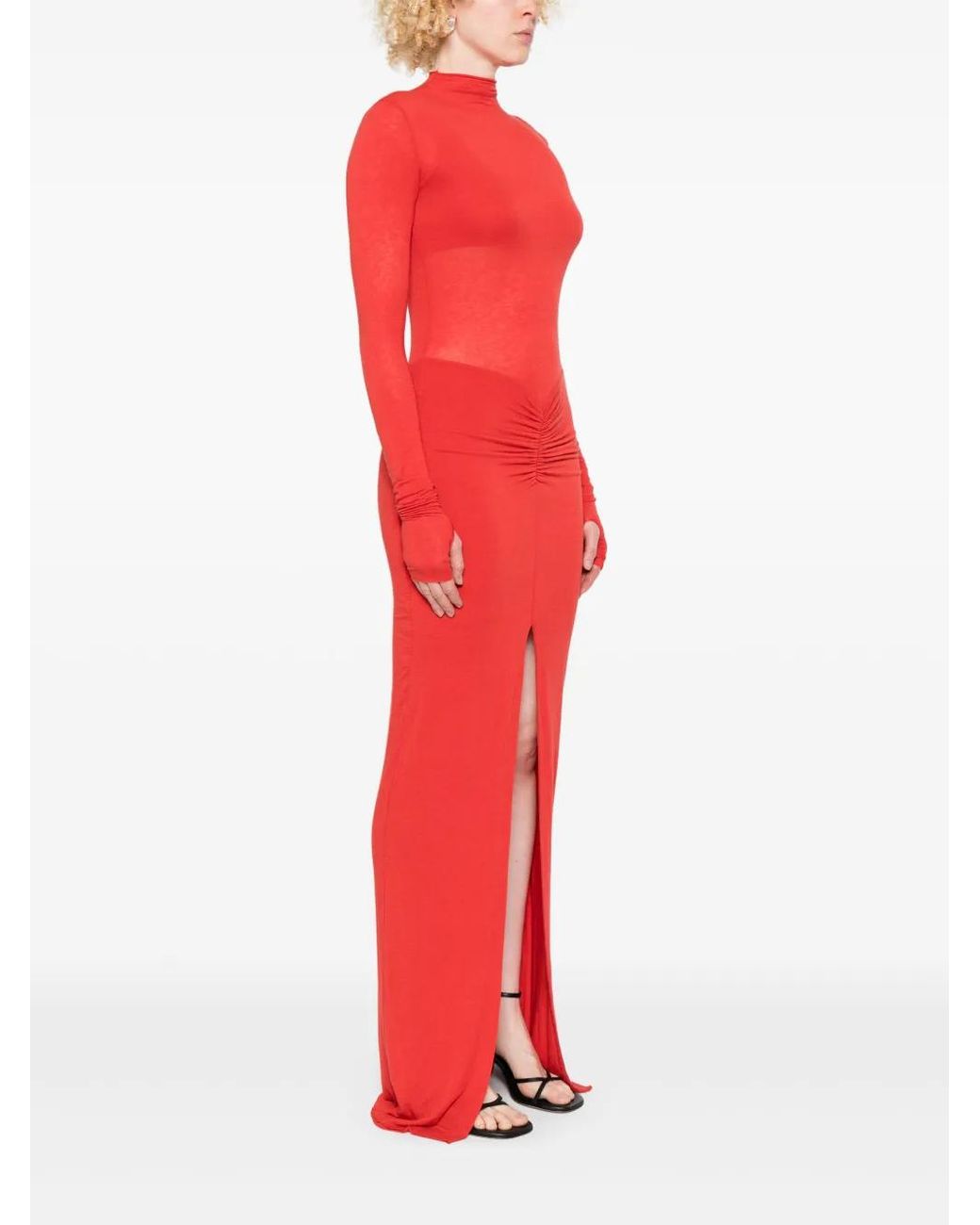 MANURI Camille Dress in Red | Lyst