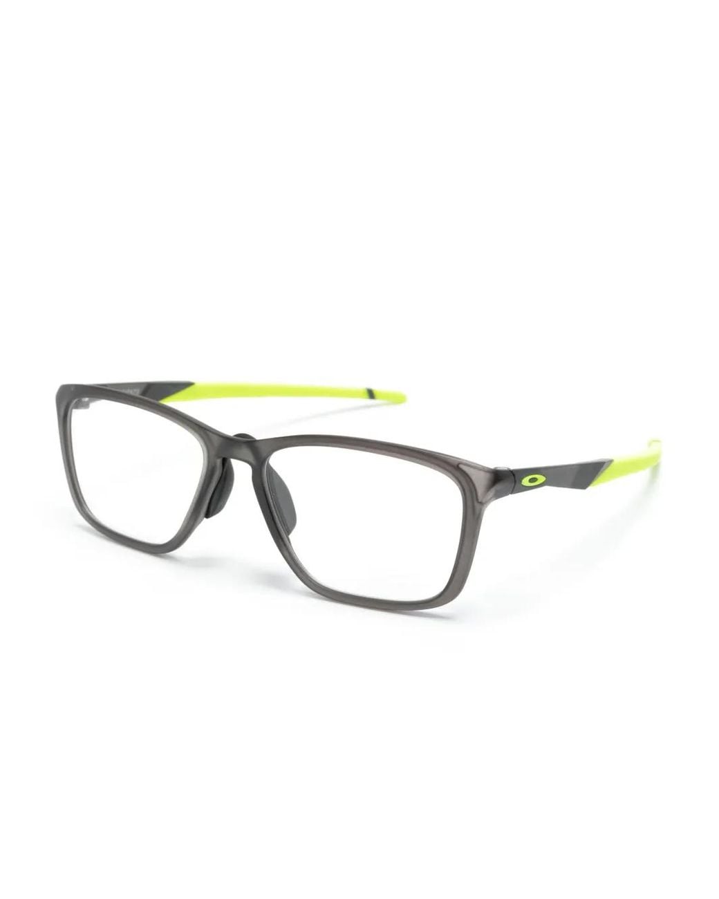 Oakley Gray Dissipate Rectangle-Frame Glasses for men