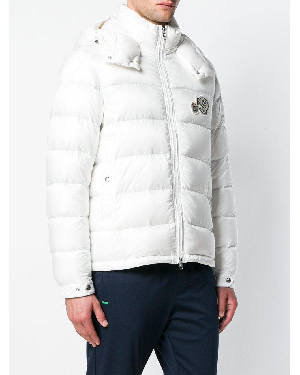 Moncler Bramant Padded Jacket in White for Men | Lyst UK