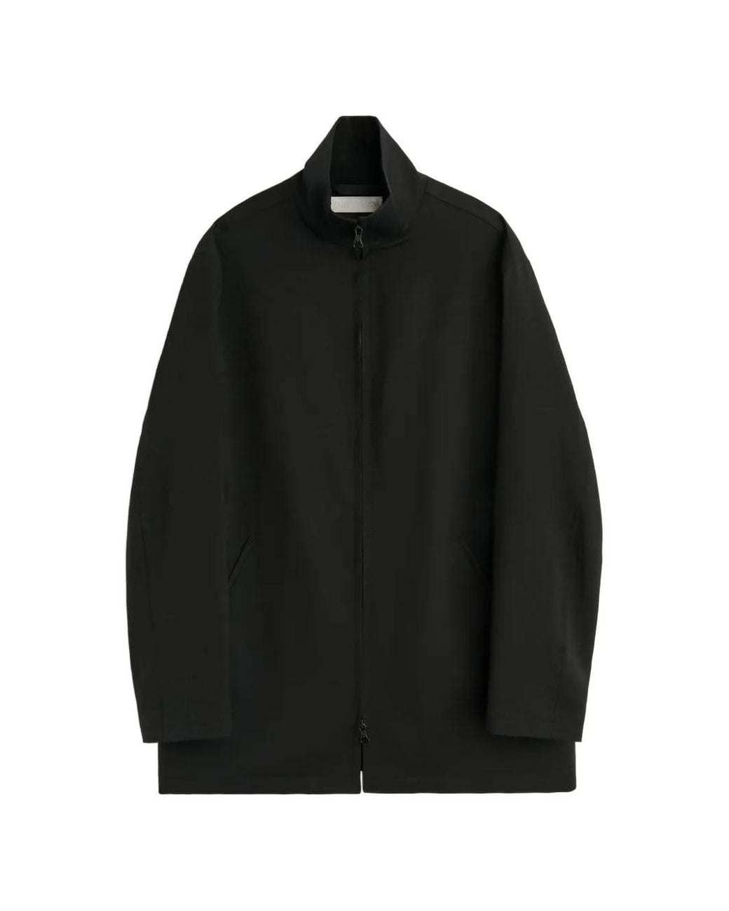 Our Legacy Black Helm High-Neck Zip-Up Jacket