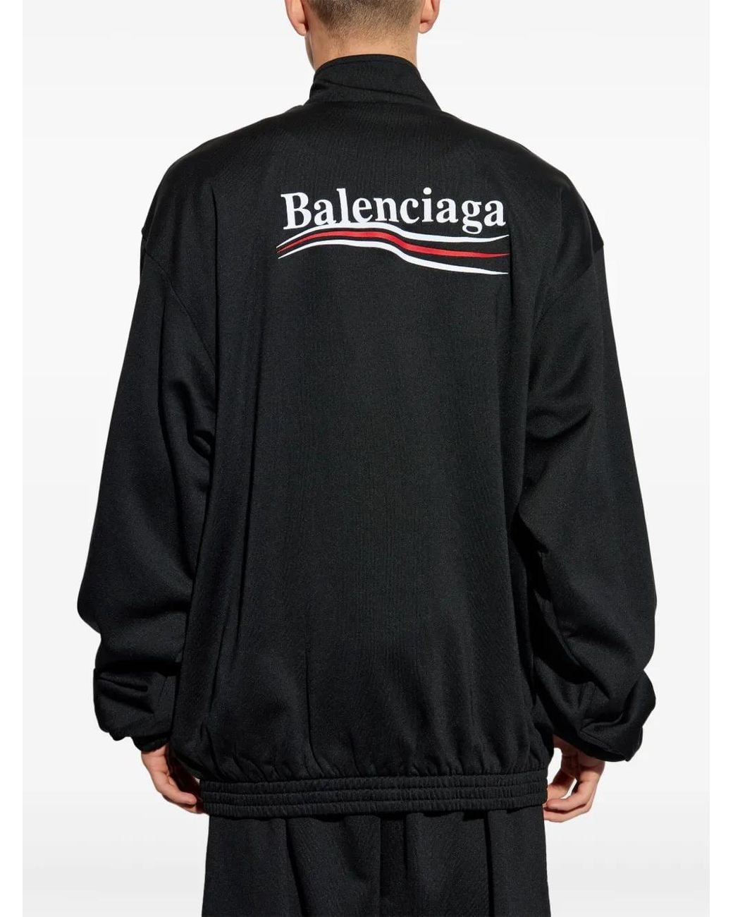 Balenciaga Black Zip-Up Jacket for men