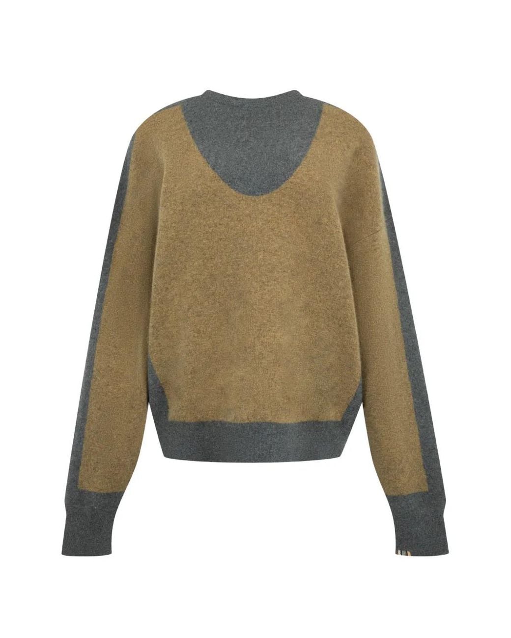 Extreme Cashmere Green Trompe Colour-Block Sweater