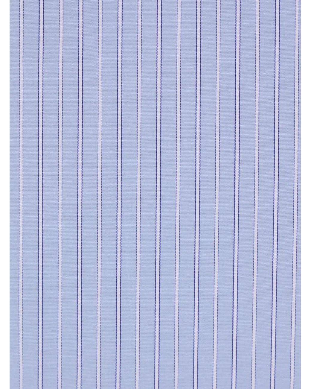 Rohe Blue Striped Button-Up Shirt