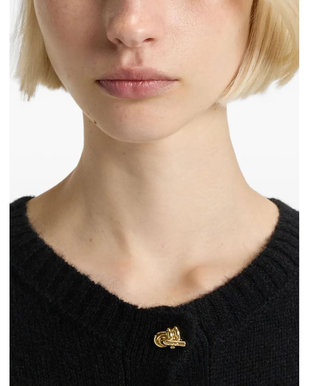 HUGO Black Buttoned Cardigan