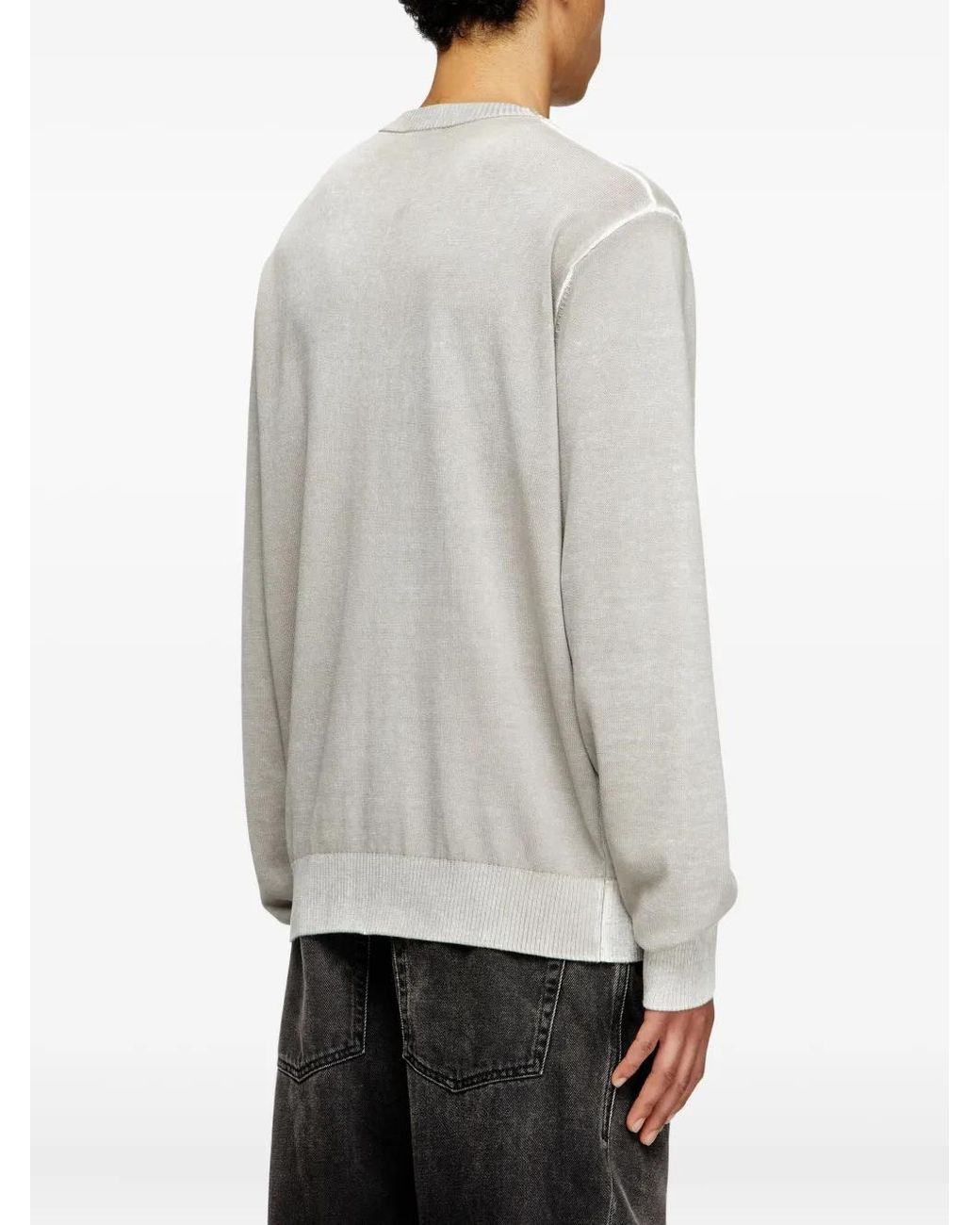 DIESEL White K-Larence-B Sweatshirt for men