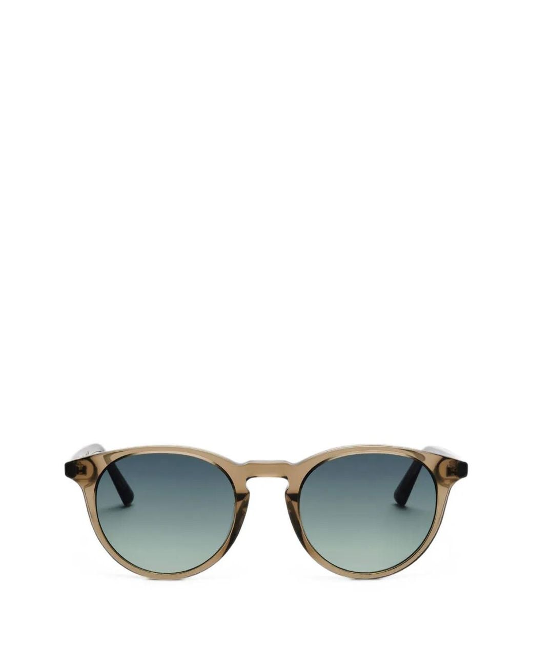 Messyweekend Brown Depp Round-Frame Sunglasses