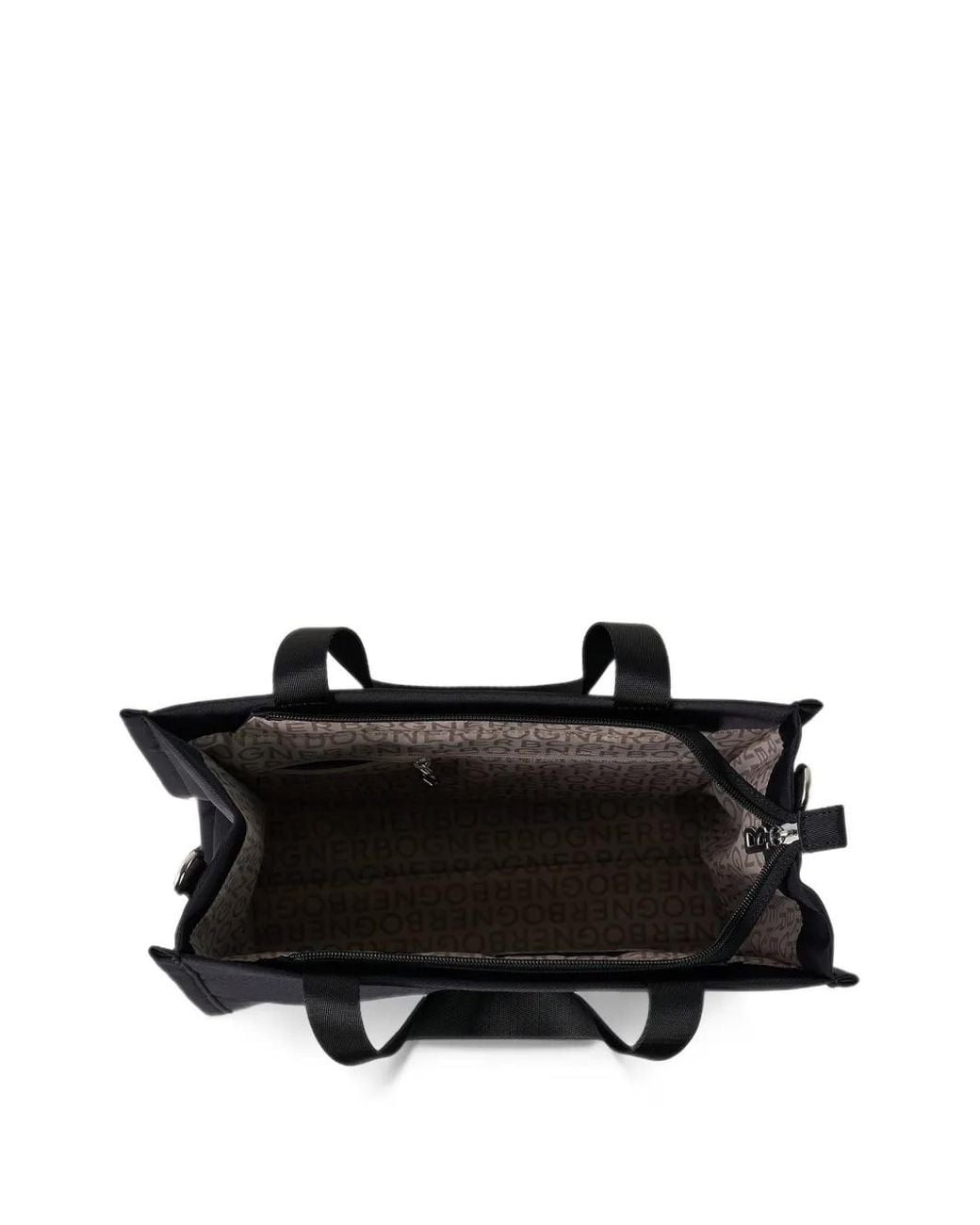 Bogner Black Maxon Maylin Logo-Strap Tote Bag