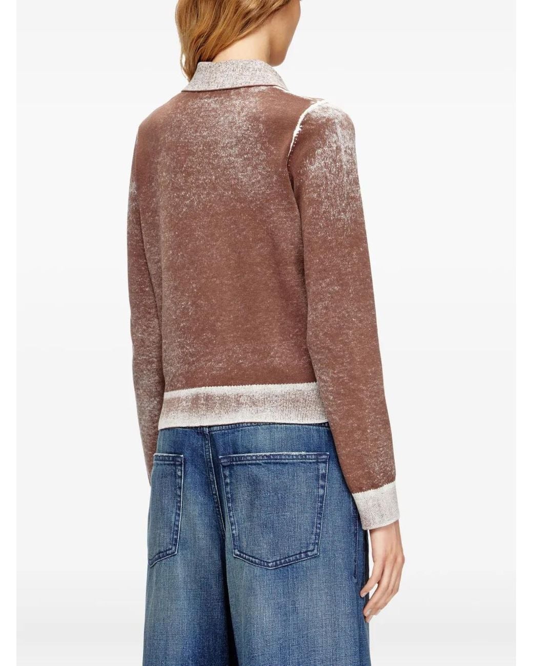 DIESEL Red M-Loren Cardigan