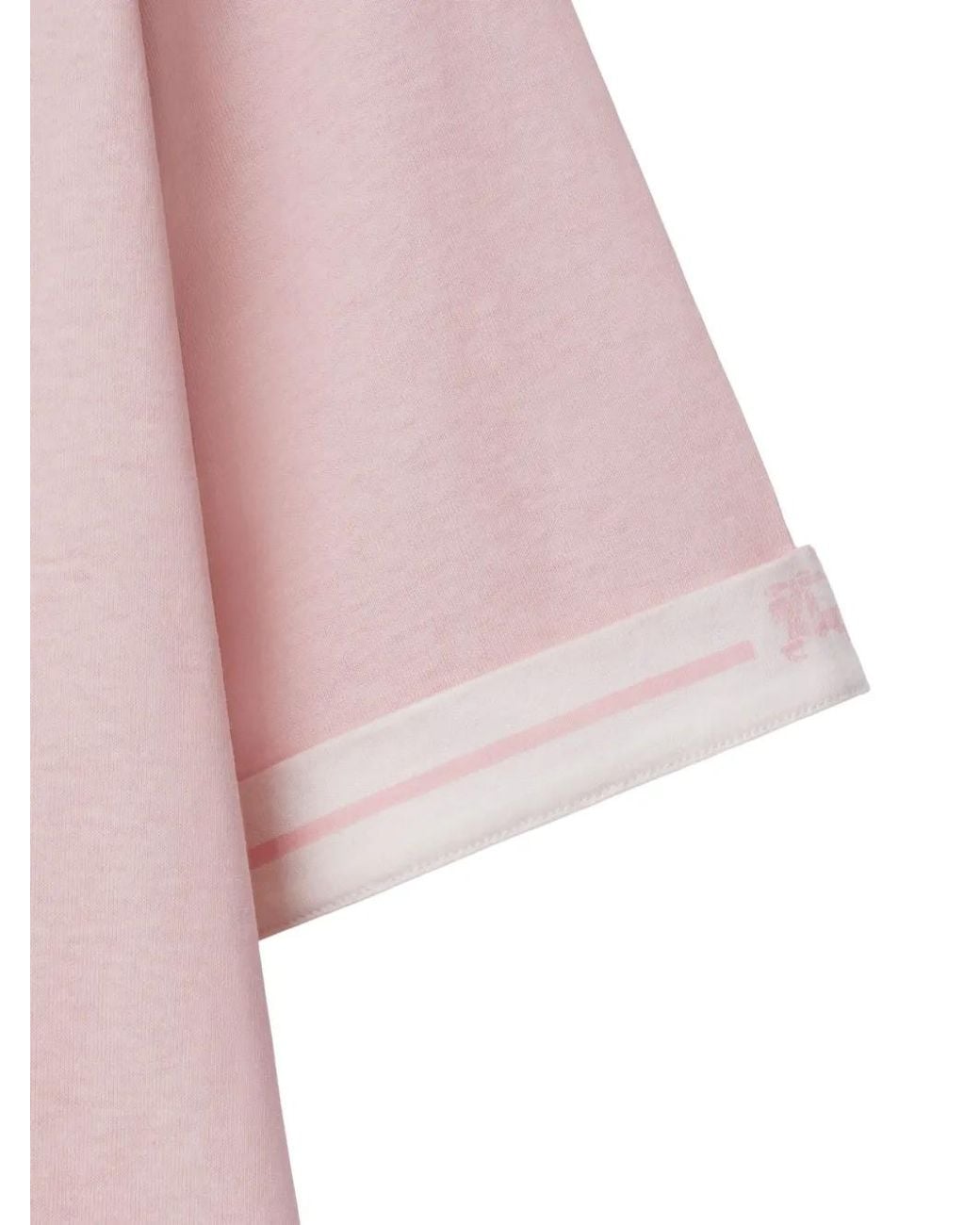 Burberry Pink T-Shirts And Polos