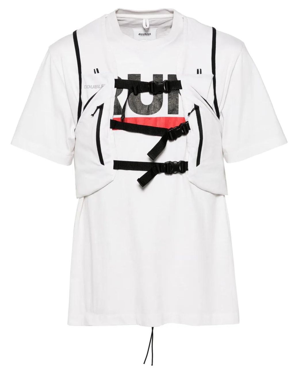 Doublet White Trail Vest T-Shirt for men