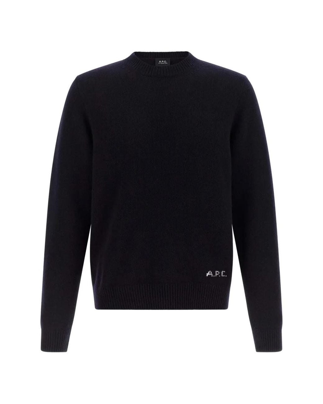 A.P.C. Blue Wool Sweater for men