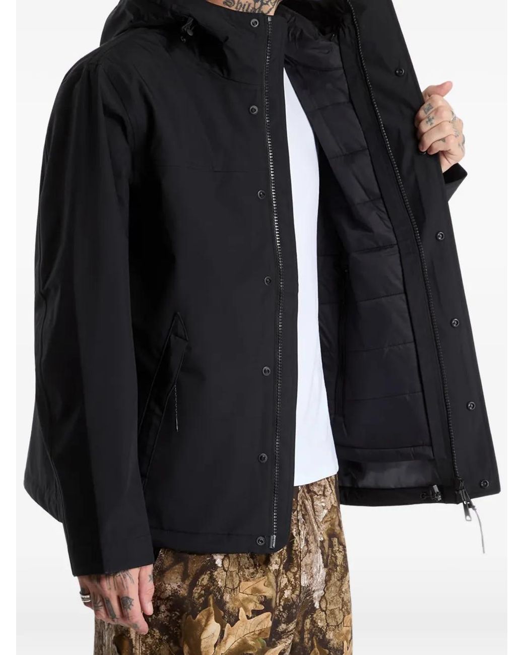 Napapijri Gray Pilloz Hooded Jacket for men