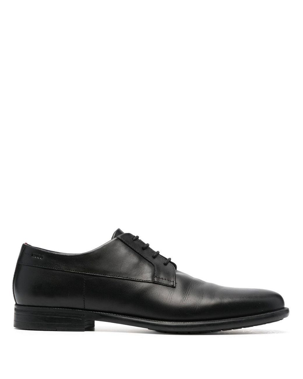 Mens Shoes Lace-ups Derby shoes HUGO Midtown_derb_bure Derby in Black for Men Save 48% 