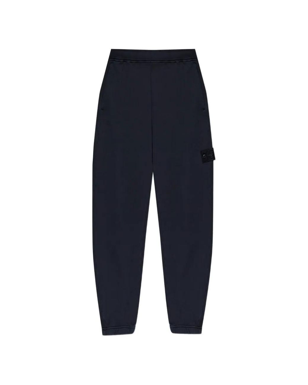 Stone Island Blue Logo-Patch Track Pants for men