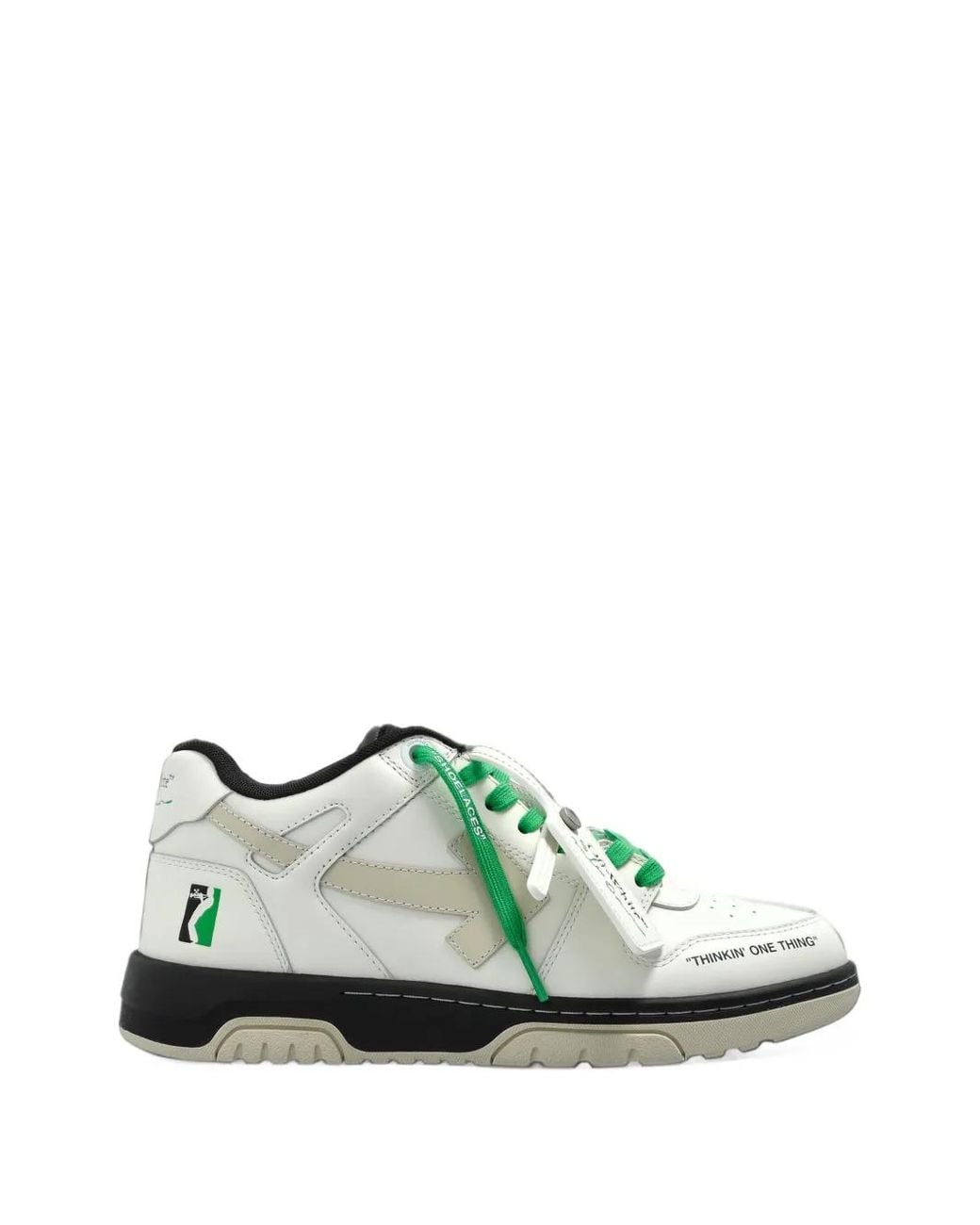 Off-White c/o Virgil Abloh Green Out Of Office Miles Davis Sneakers