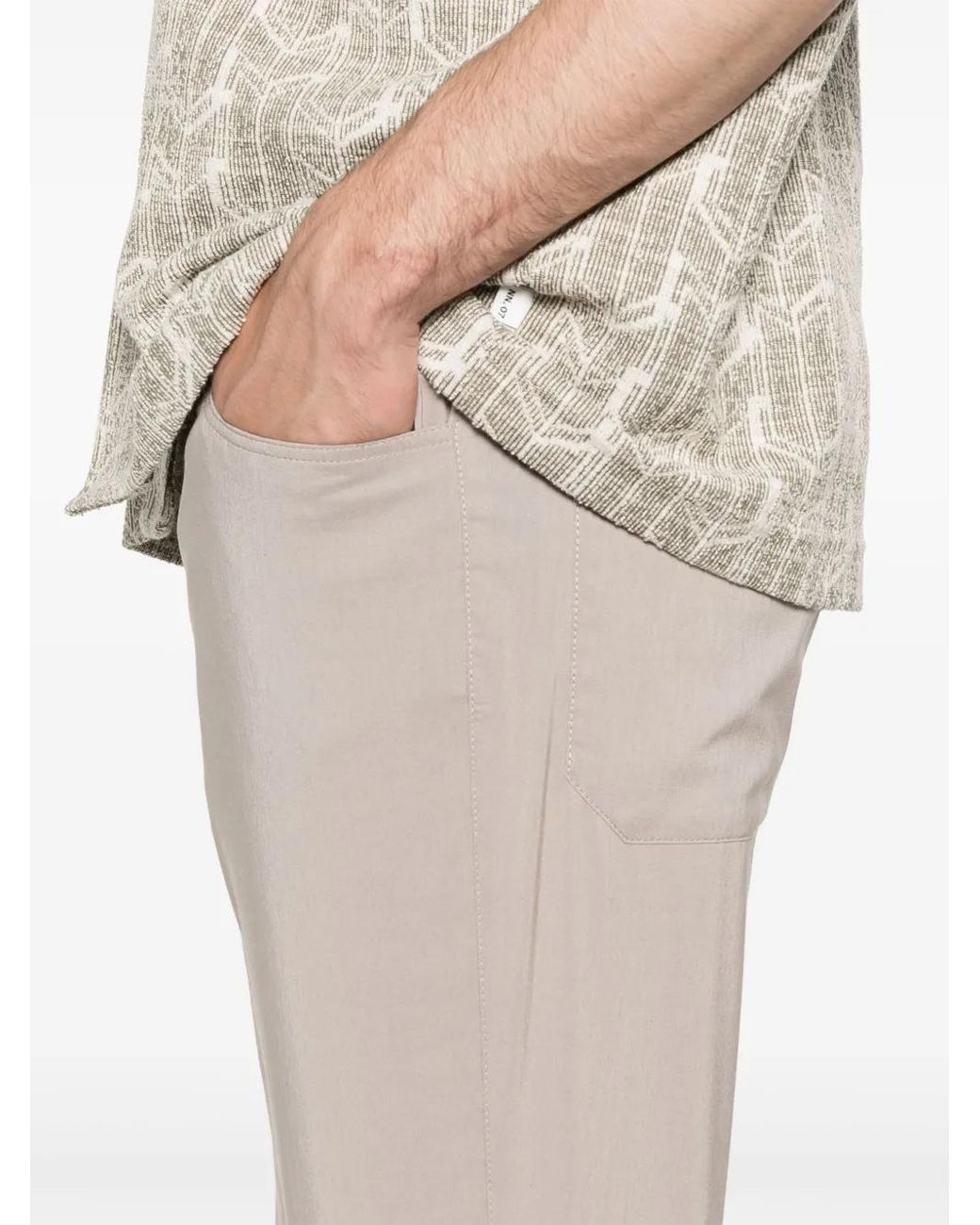 Corneliani Natural Straight-Leg Trousers for men