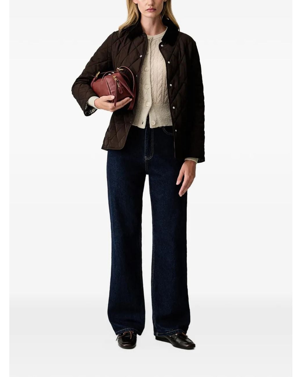 Joop! Natural Cable-Knit Cardigan