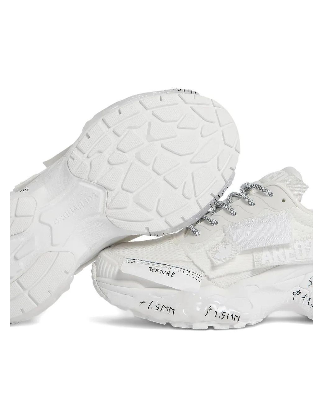 DSquared² Faster Sneakers in White für Herren