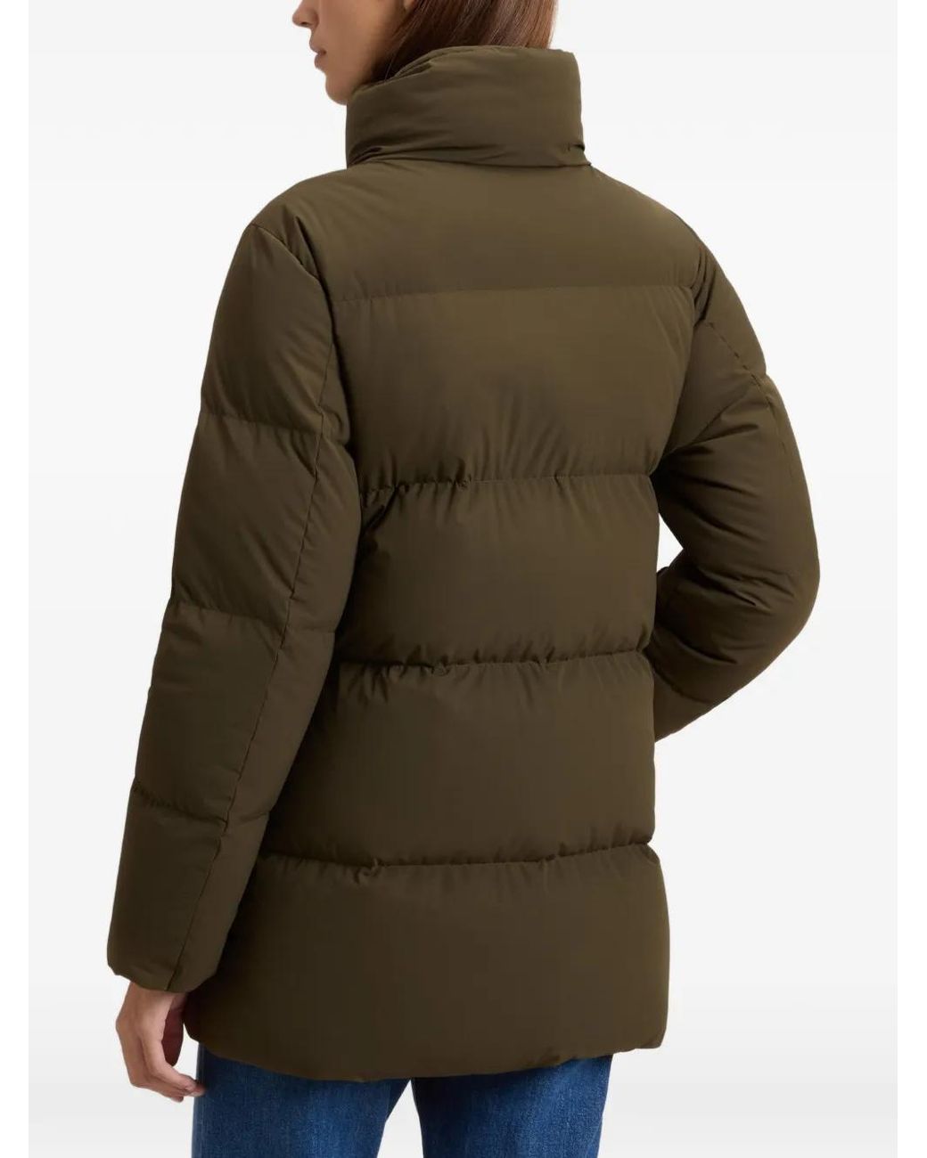Woolrich Green Madison Padded Short Coat