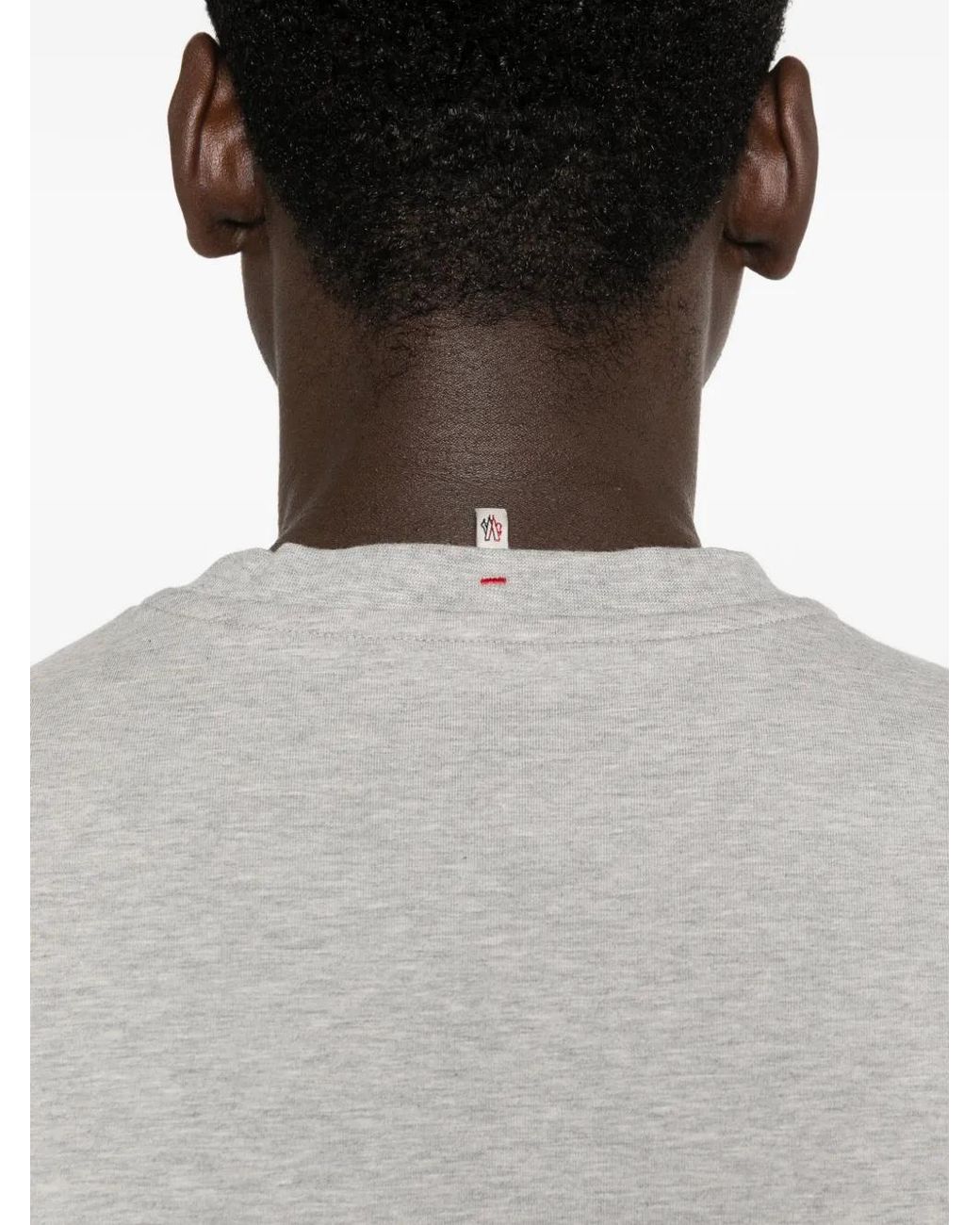 Moncler Gray Mini Short Sleeve T-Shirt for men