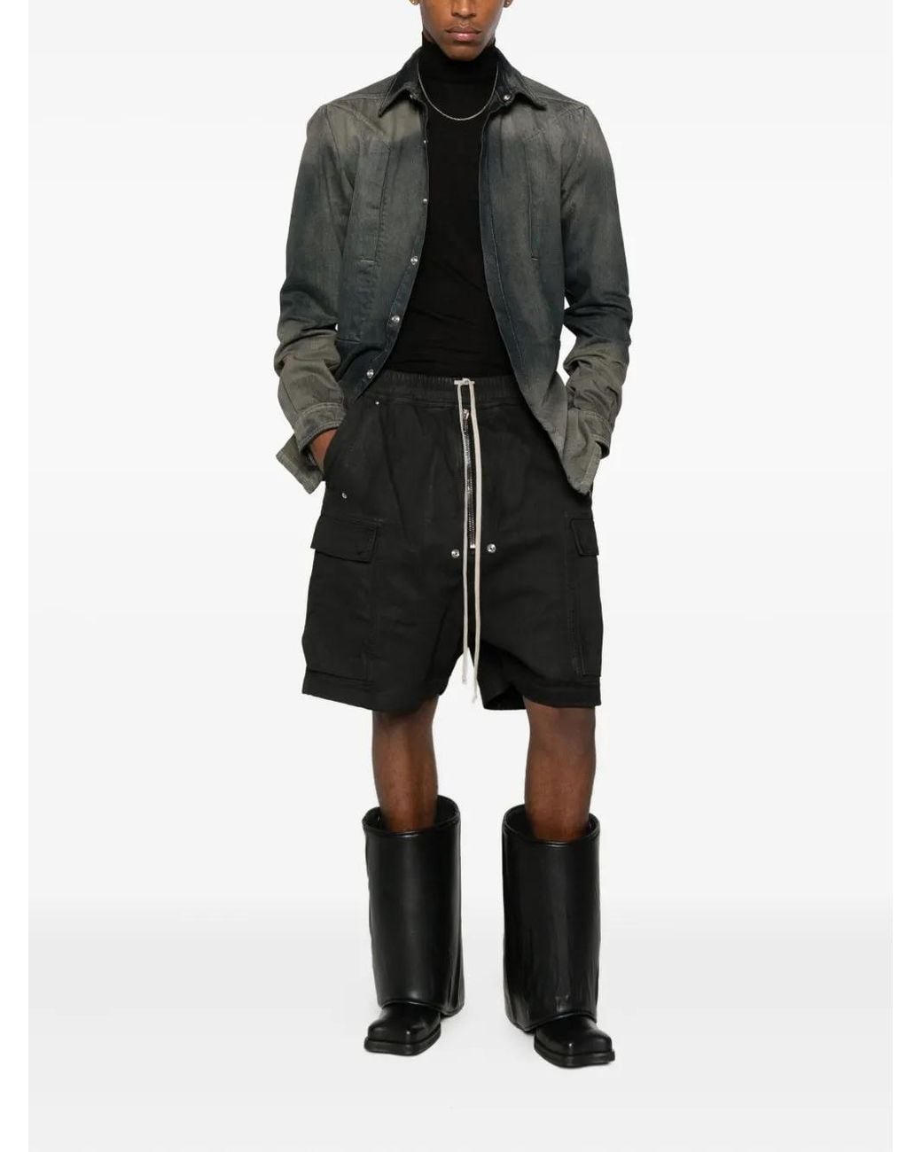 Rick Owens Gray Shirts for men