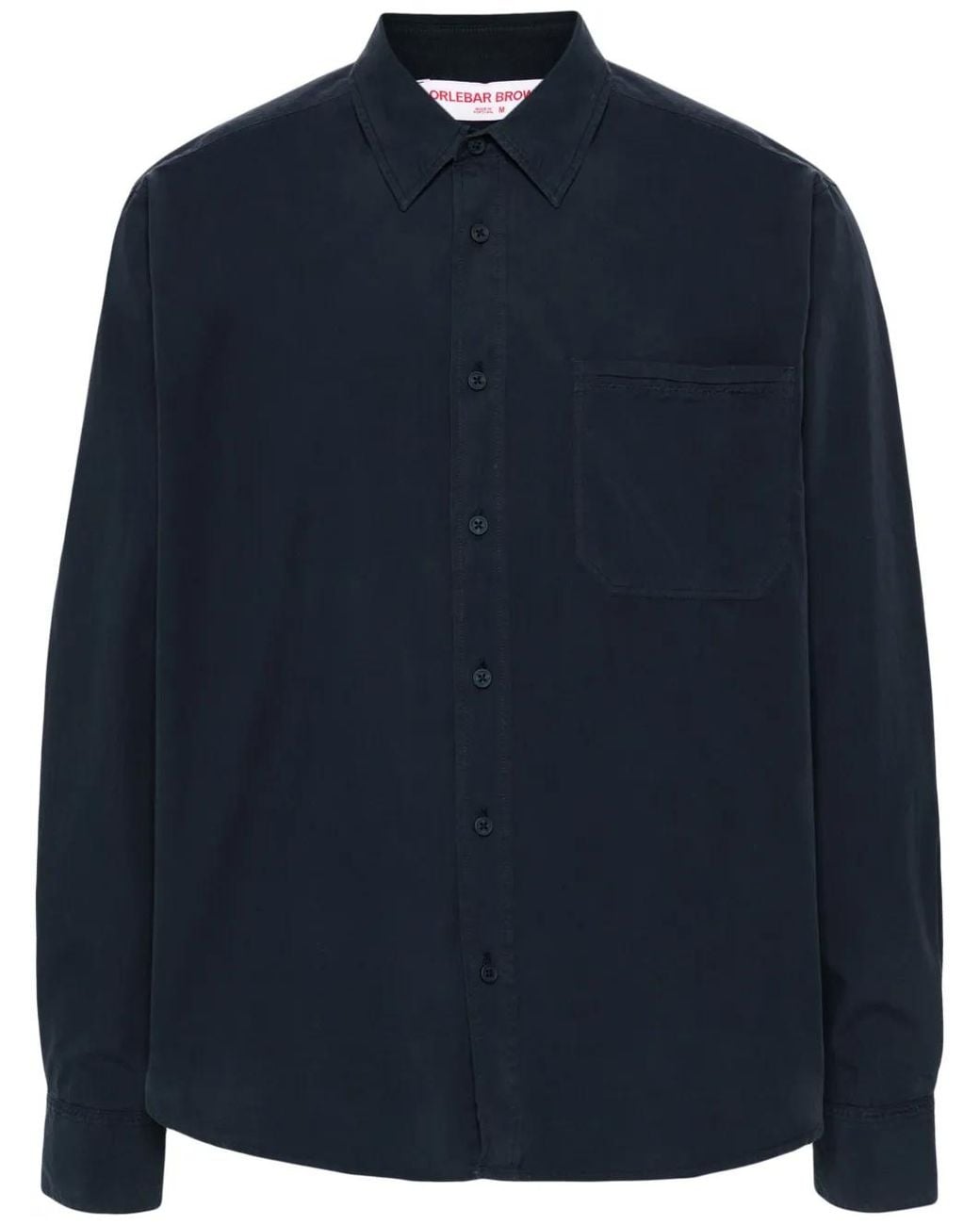 Orlebar Brown Blue Grasmoor Gd Cotton Shirt for men
