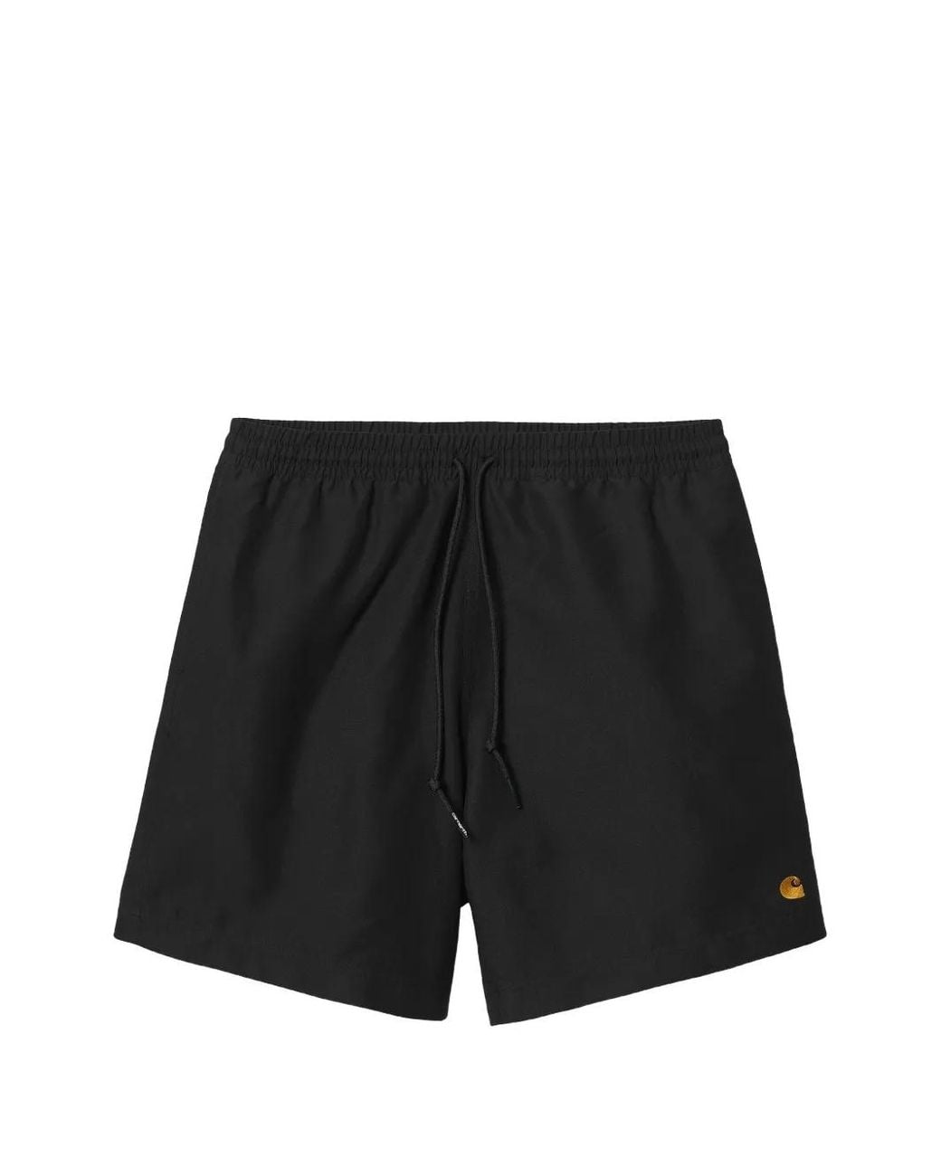 Carhartt Black Chase Elasticated-Waistband Swim Shorts for men