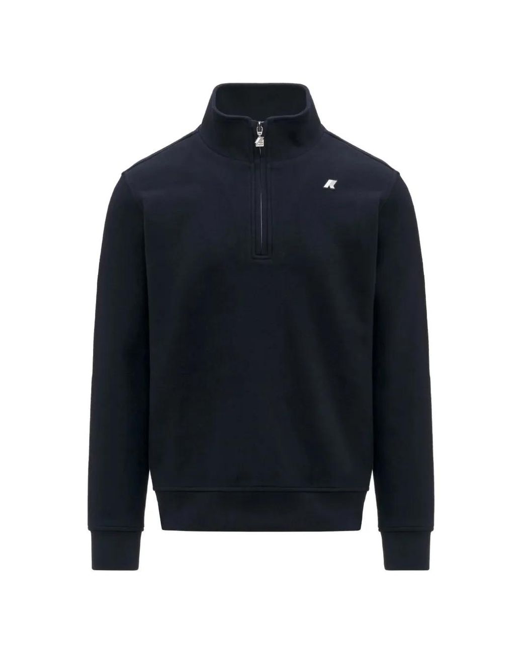 K-Way Blue Finnick Half-Zip Sweater for men