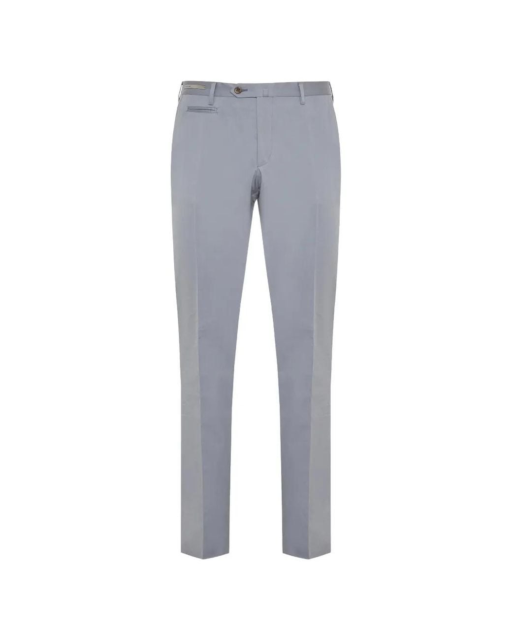 Corneliani Gray Regular-Fit Tailored Trousers for men