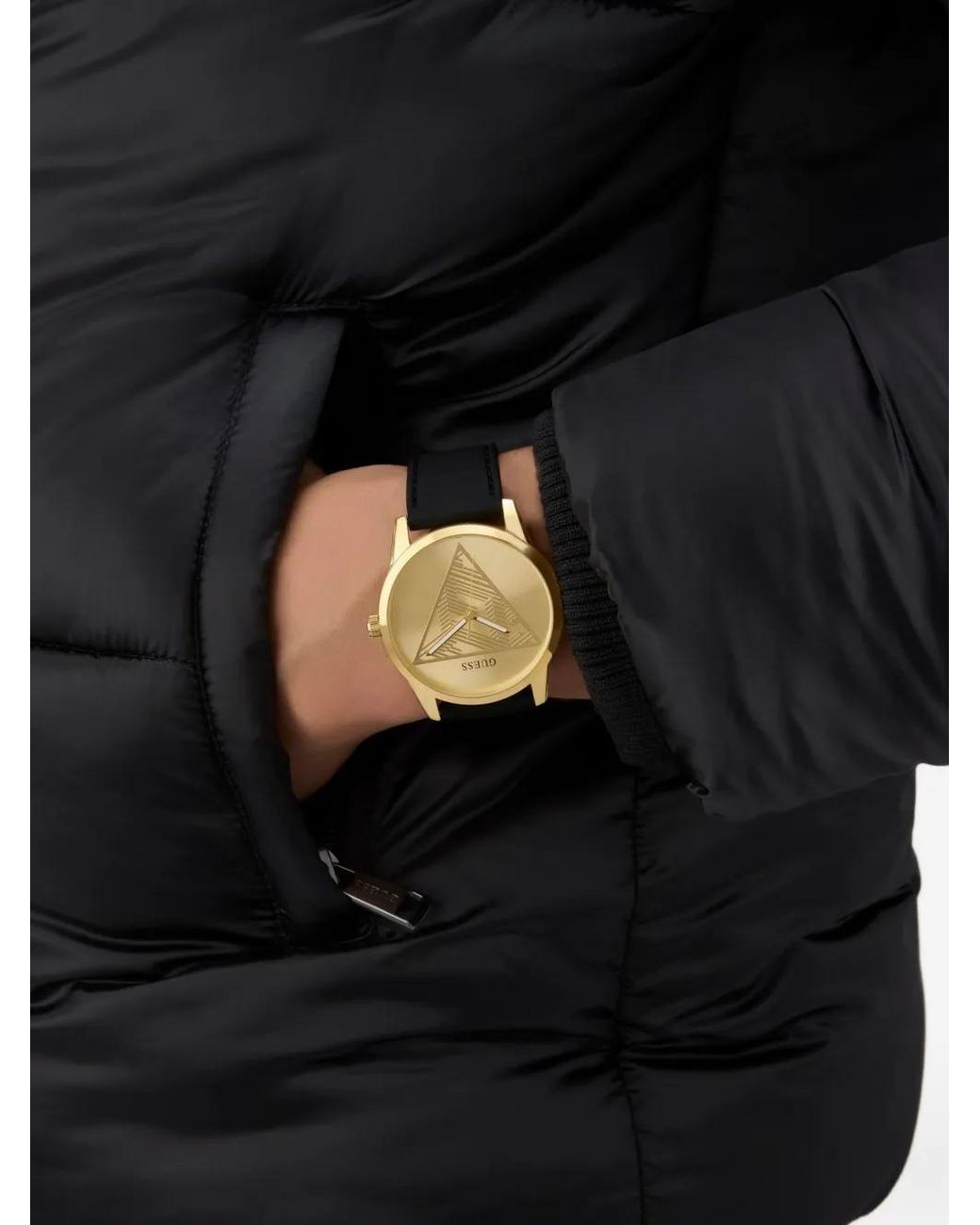 Guess White Clark 42Mm Watch for men