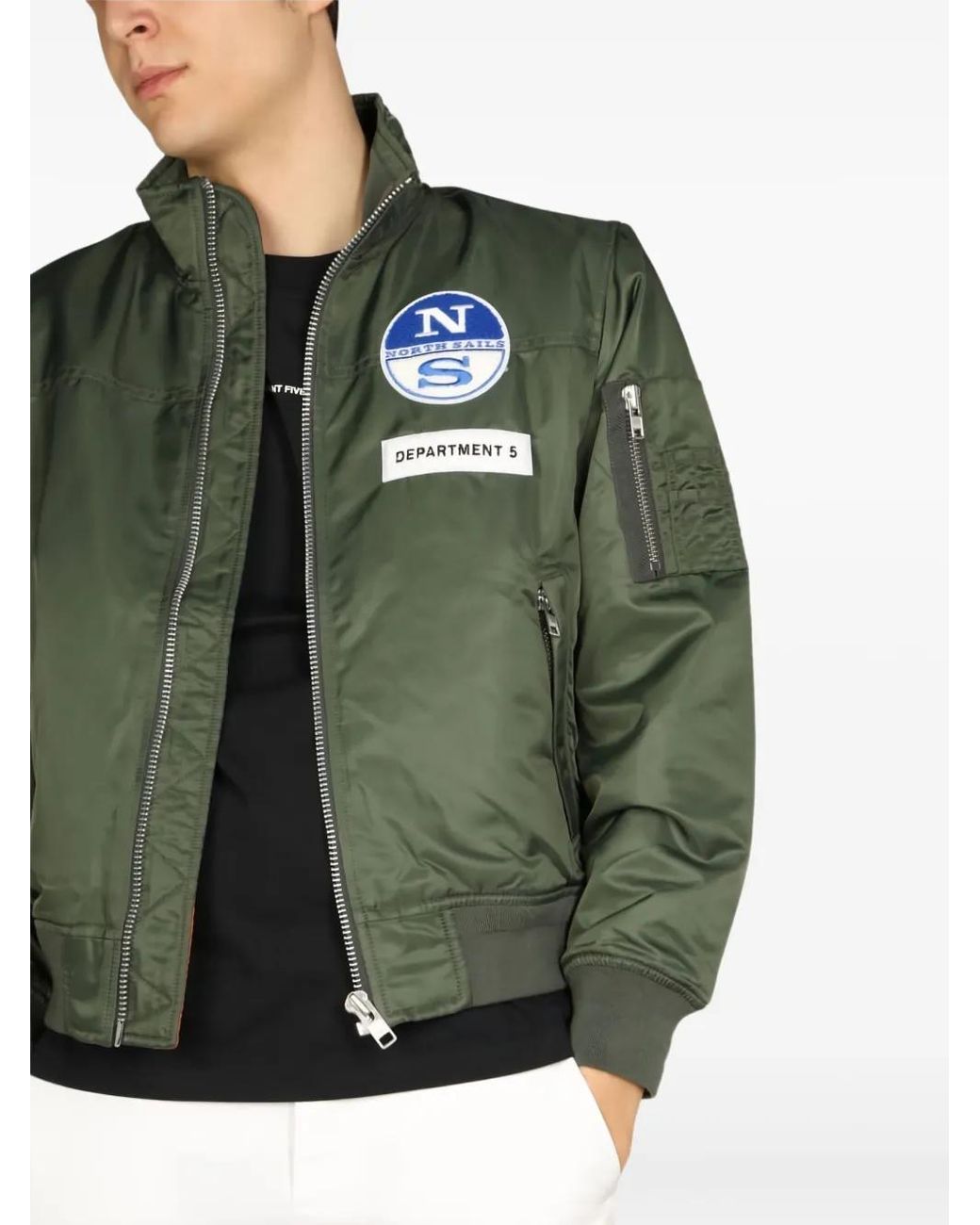 Department 5 Jacke Mit Logo-Patch in Green für Herren