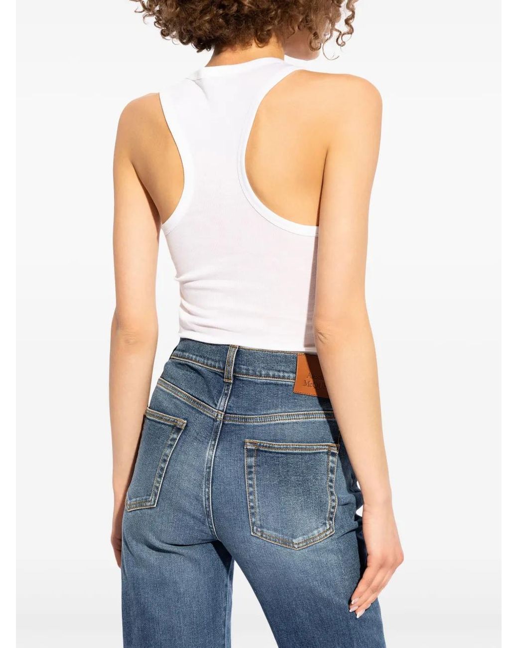 Stella McCartney White Mini Star Tank Top