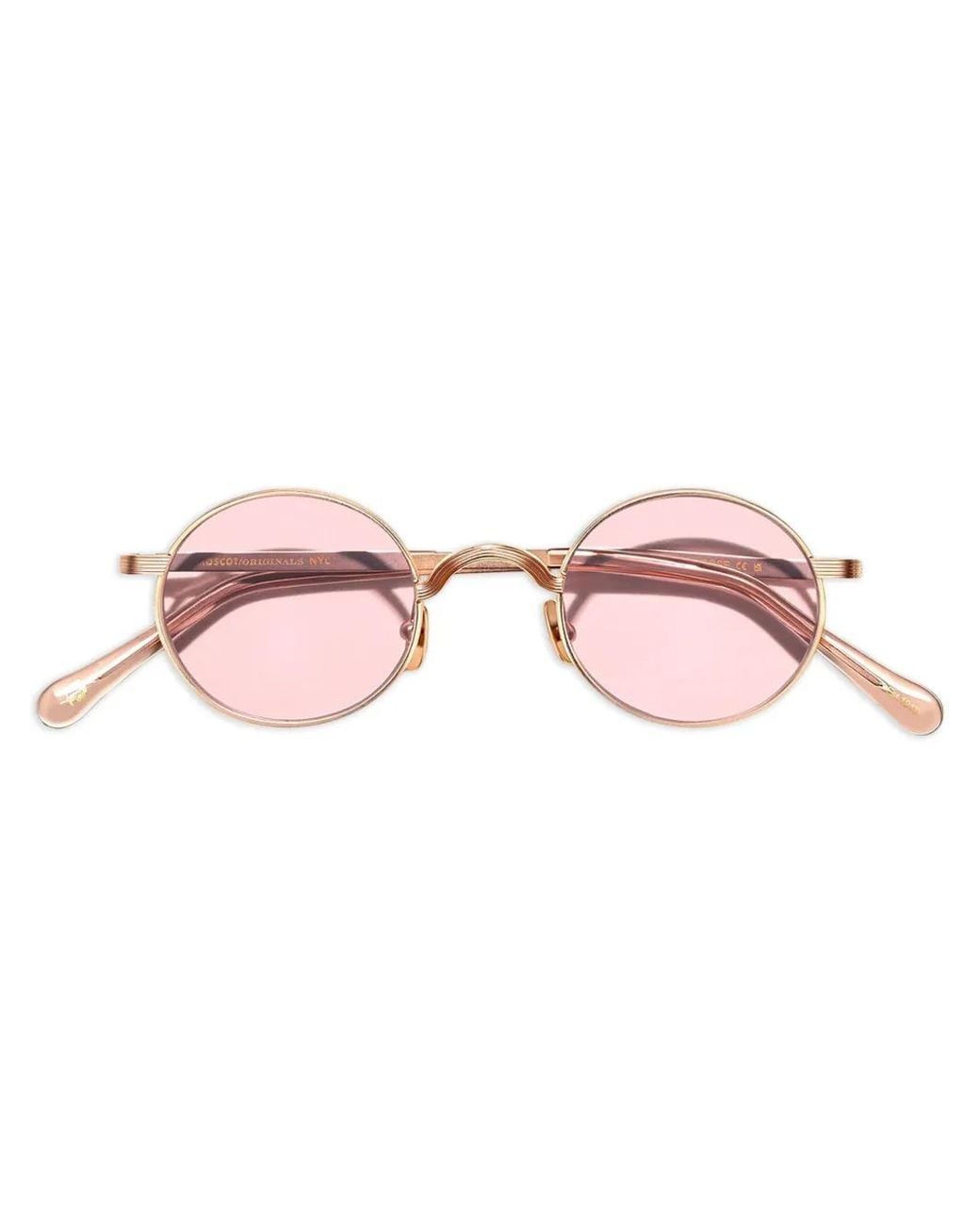 Moscot Pink Moyel Sunglasses