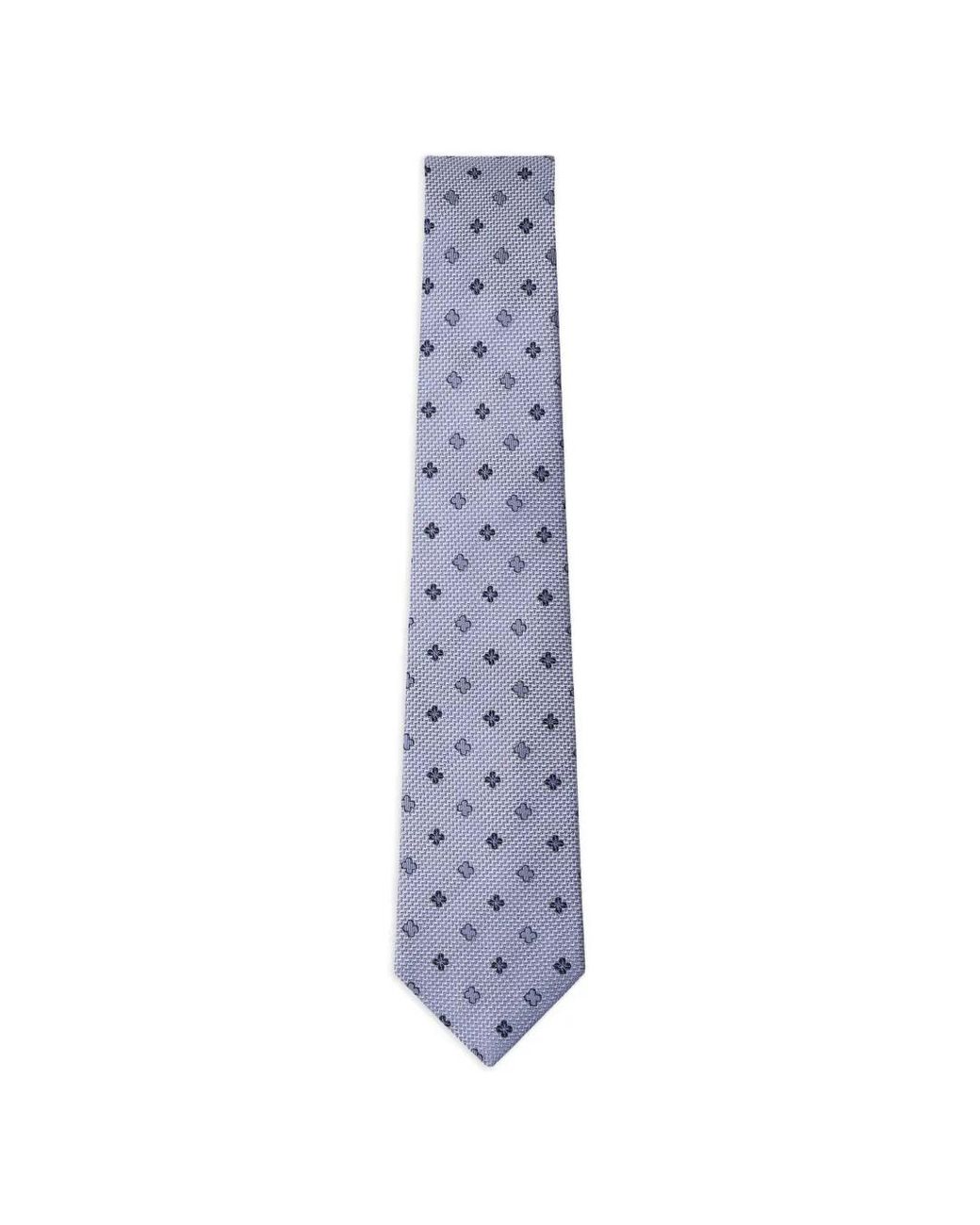 Corbata Con Motivo Geométrico Hackett de hombre de color Blue