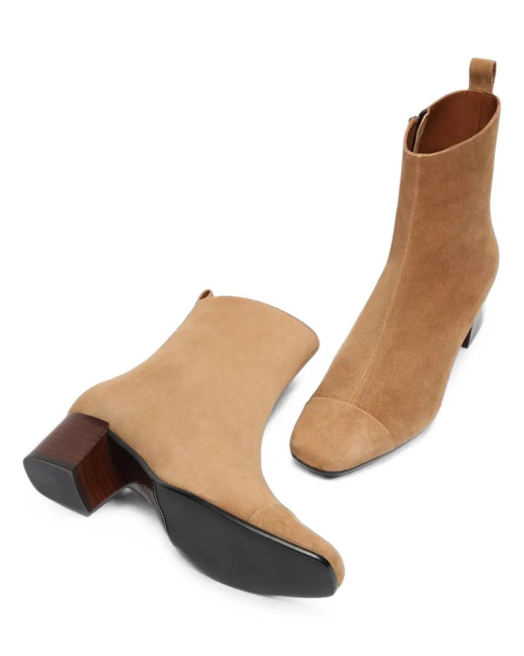 CAREL PARIS Brown Bottines Estime À Bout Carré