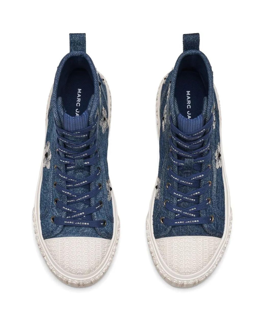 Marc Jacobs Blue The High Top Sneakers