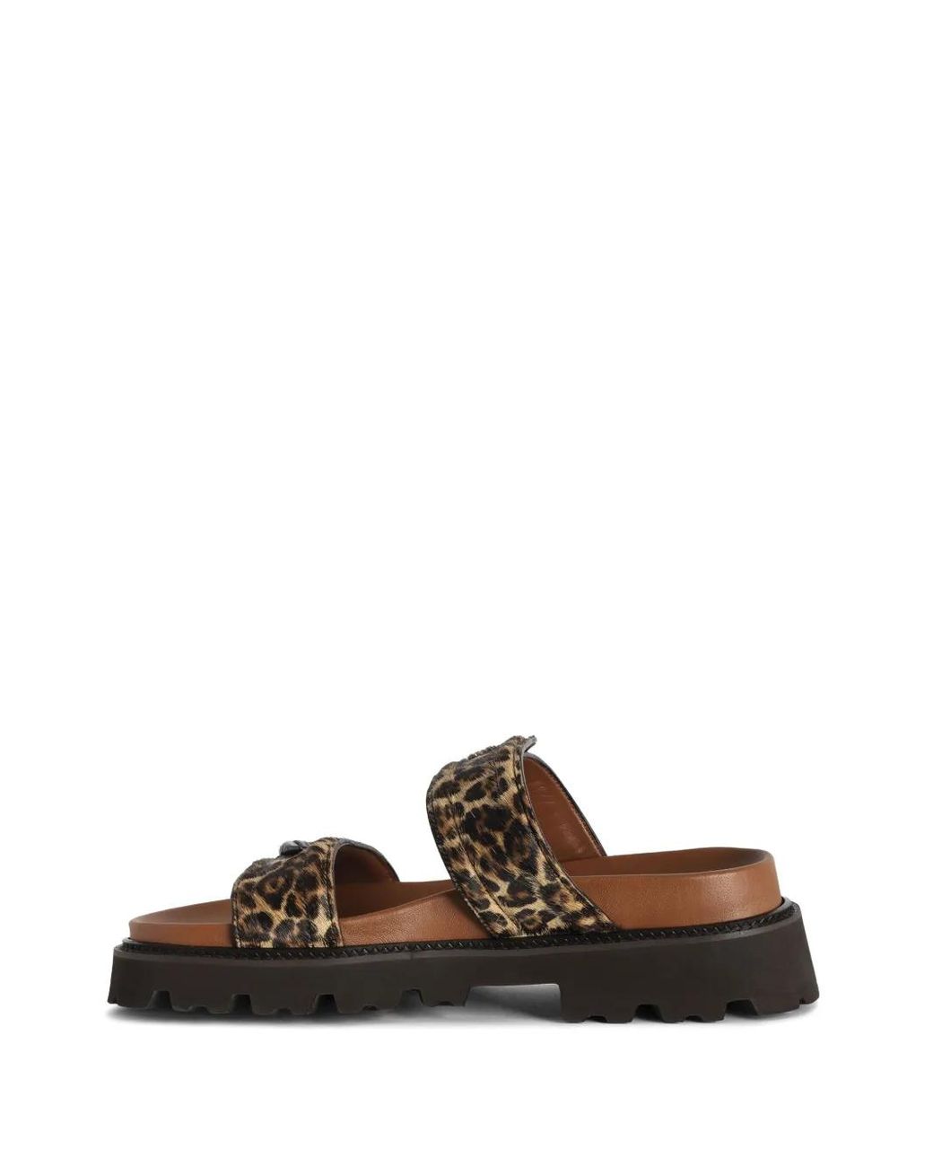 Zadig & Voltaire Brown Ride Leather Mules